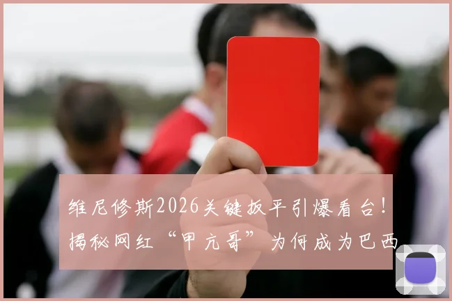 维尼修斯2026关键扳平引爆看台！揭秘网红“甲亢哥”为何成为巴西铁杆球迷，附现场怒吼庆祝高清视频